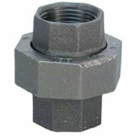 HOMECARE PRODUCTS 8700162905 .38 in. Malleable Iron Pipe Fitting Black Union HO3255461